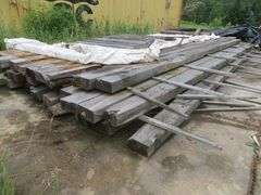 Rough Cut Timber 4"x8"x 16'-20' - 33x$