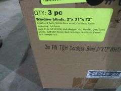 Window Blinds, 2"x31"x72"
