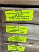Acacia Butcher Block Countertop 1 1/2"x25"x8'