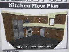 Frontier Shaker Kitchen Cabinet Set 12'x12'