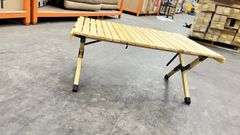 Folding 1.2 Meter Wooden Camping  Table With Carry Bag