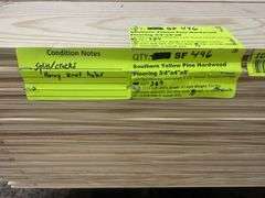 Southern Yellow Pine Hardwood Flooring 3/4"x4"x8'