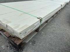 Beige PVC Trim Board, 5/8"x4"x12'