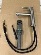 Brushed Nickle Single Hole Single Handle Bathroom Faucet