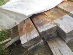 Rough Cut Timber 4"x8"x 16'-20' - 33x$
