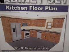 Arcadia White Kitchen Cabinet Set 12'x12'
