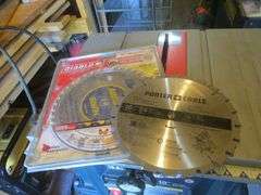 Ryobi 10" Table Saw on Stand w/ 2 New Blades