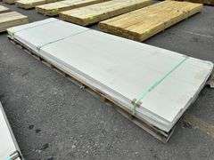 Beige PVC Trim Board, 5/8"x8"x12'