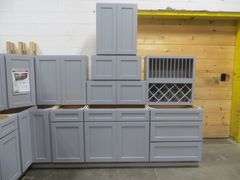 Stone Harbor Gray Kitchen Cabinet Set 10'x15'