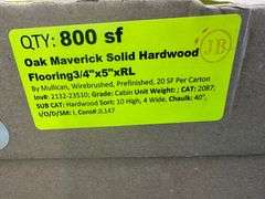 Red Oak Maverick Hardwood Flooring 3/4"x5"xRL