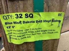 Blue Mist, Dakota D4D Vinyl Siding, 12' 6"