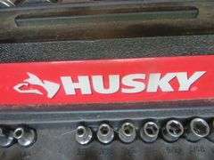 Husky Tool Box w/ Sockets, Wrenches & Bits