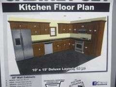 Stone Harbor Gray Kitchen Cabinet Set 10'x15'
