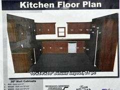 Sonona Sand Kitchen Cabinet Set 10'x14'x10'