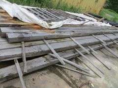 Rough Cut Timber 4"x8"x 16'-20' - 33x$