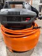 6 Gal. 150 PSI Portable Electric Oil-Free Jobsite Pancake Air Compressor