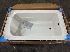 ProFlo "Hillsboro" 60'' x 36'' Soaking Bathtub For Alcove Installation, Biscuit