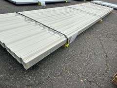 White Corrugated Metal Panel 3'x12'