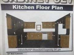 Regal Oak Kitchen Cabinet Set 10'x14'x10'