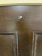Brown Fiberglass, Decorative Entrance Door 36"x80", Left Hand