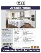 Arcadia White Kitchen Cabinet Set 12'x12'