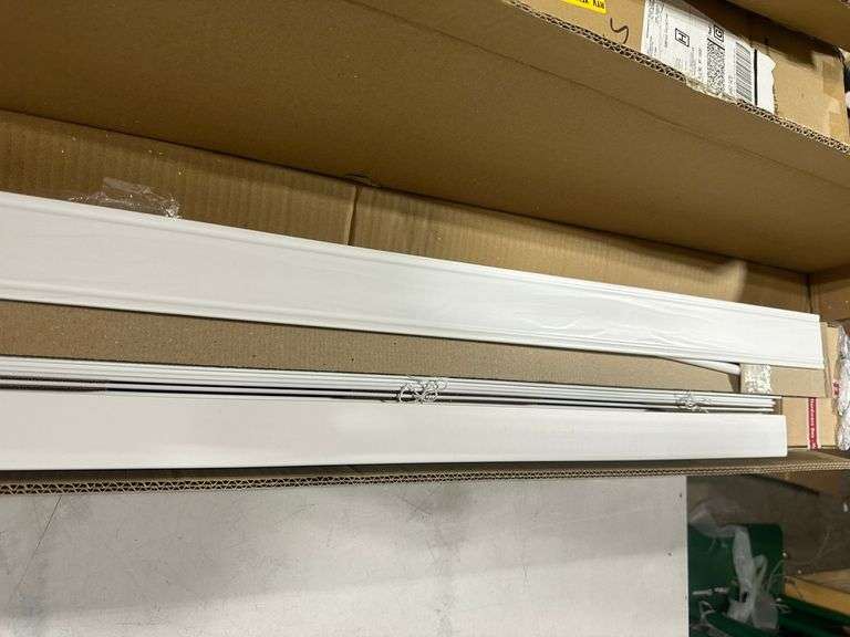Home Decorators Collection White Cordless Faux Wood Blinds (3x$)