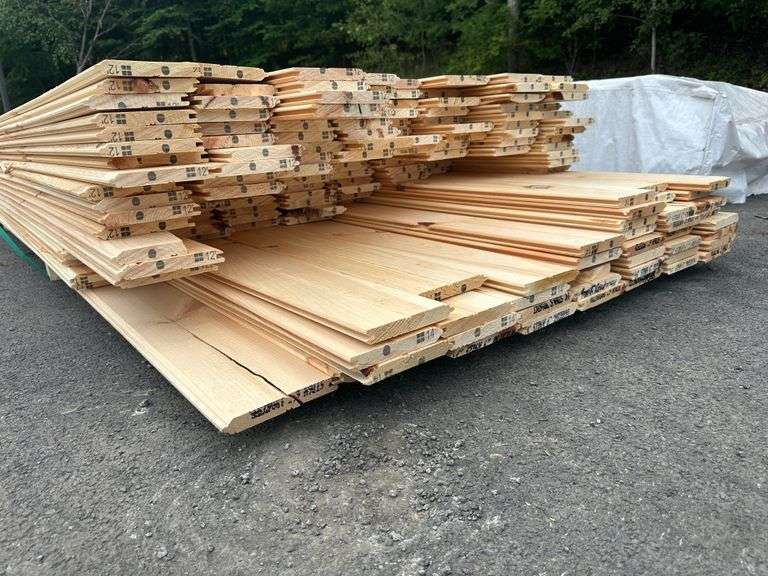 White Pine T&G EBCB Paneling 1"x6"x14' (Longest Board Is 14')