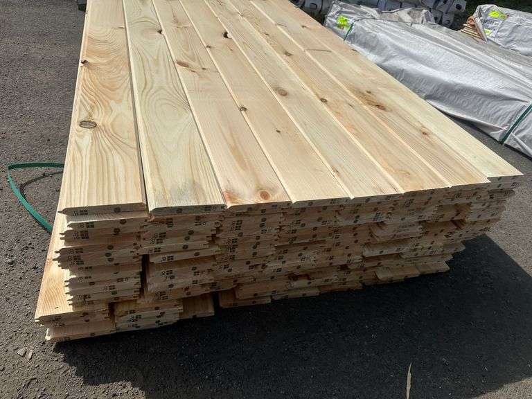 White Pine T&G Paneling 1"x6"x8'
