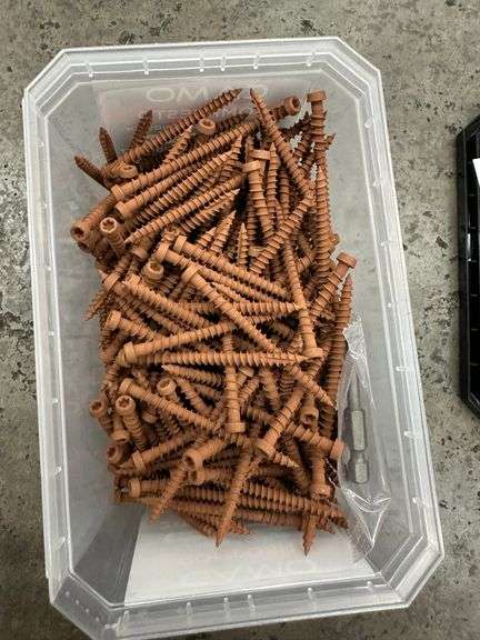 2 1/2x #10 Redwood Composite Screw