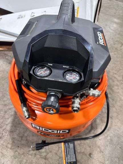 6 Gal. 150 PSI Portable Electric Oil-Free Jobsite Pancake Air Compressor