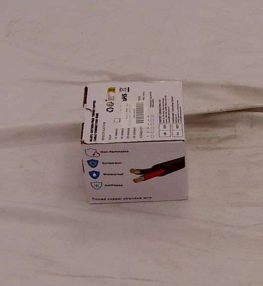 18 Gauge 4 Conductor Electrical Wire, 50FT Black Stranded Low Voltage 18/4 Cable PVC Case, Flexible