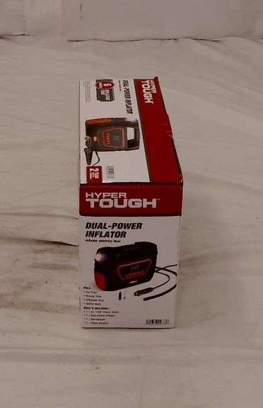 Hyper Tough Dual Power Digital Inflator for P195/65R15 Car Tire Car-DC 12V or H