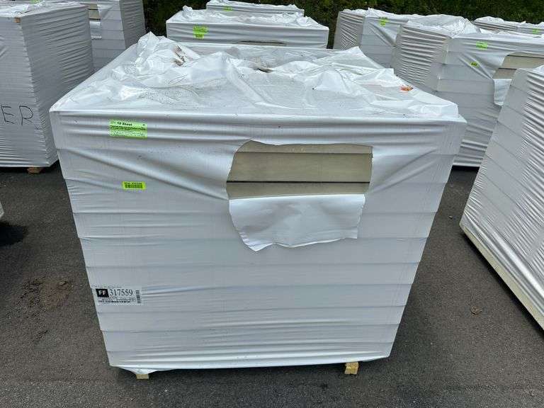 Tapered Poly Iso Insulation, Tapers 4"-4 1/2",1/8" Slope
