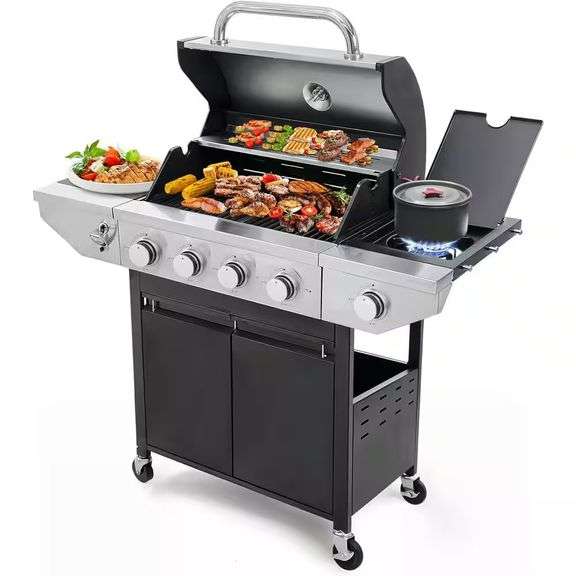 FIROMO 4-Burner Propane Gas Grill