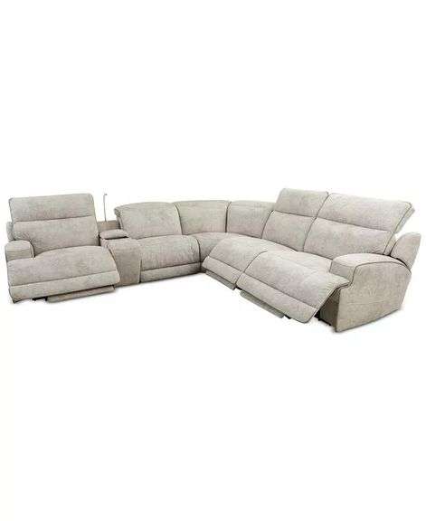Macys Sebaston 6pc Power Reclining Sectional Online Retail: $3804