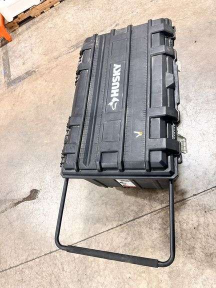 Husky 37 in. Rolling Tool Box Utility Cart Black