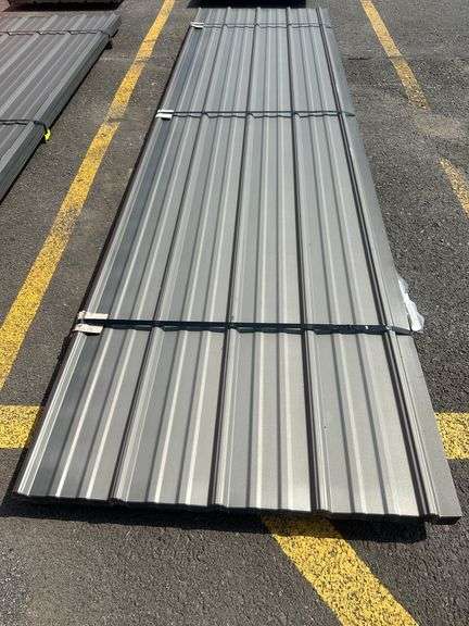 Dull Galvanized Metal Panel 3'x12'