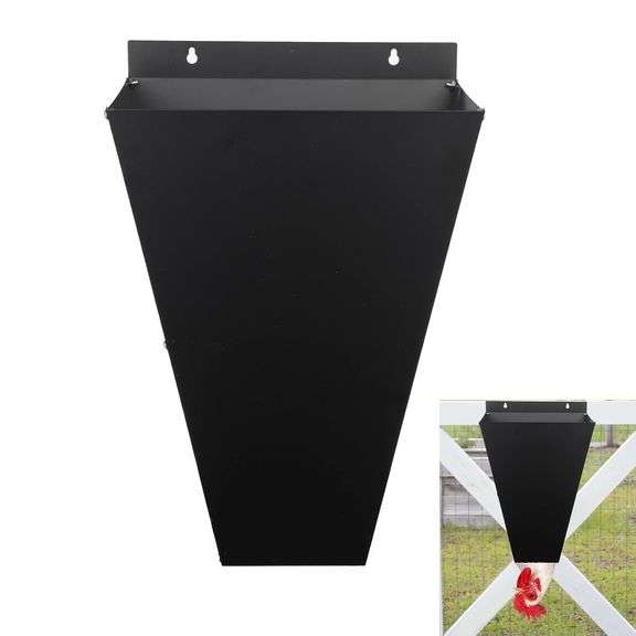 Large Chicken Cone for Butchering, Poultry Restraining Cone, Iron Chicken Processing Equipment, Flat
