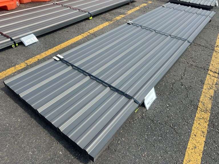 Dull Galvanized Metal Panel 3'x12'