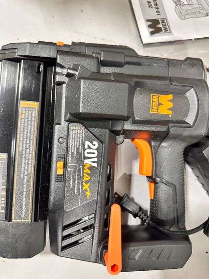 WEN 20V Max 18-Gauge Cordless Brad Nailer