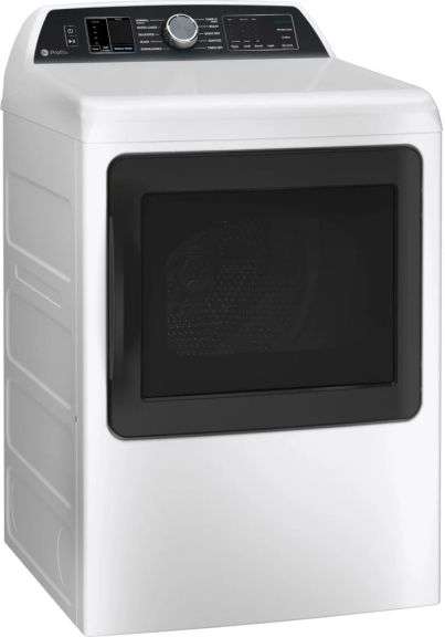 GE Profile™ 7.4 cu. ft. Capacity Smart Aluminized Alloy Drum Electric Dryer  M#PTD70EBST1WS