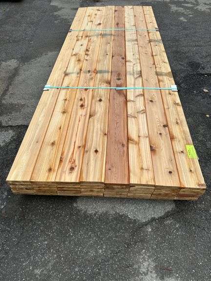Western Red Cedar Decking 5/4"x6"x10'