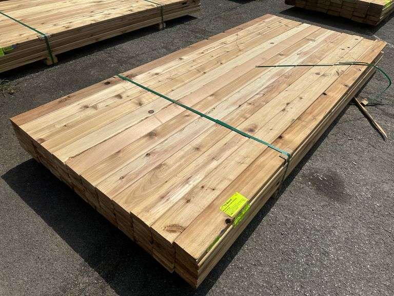 Western Red Cedar Decking 5/4"x4"x8'