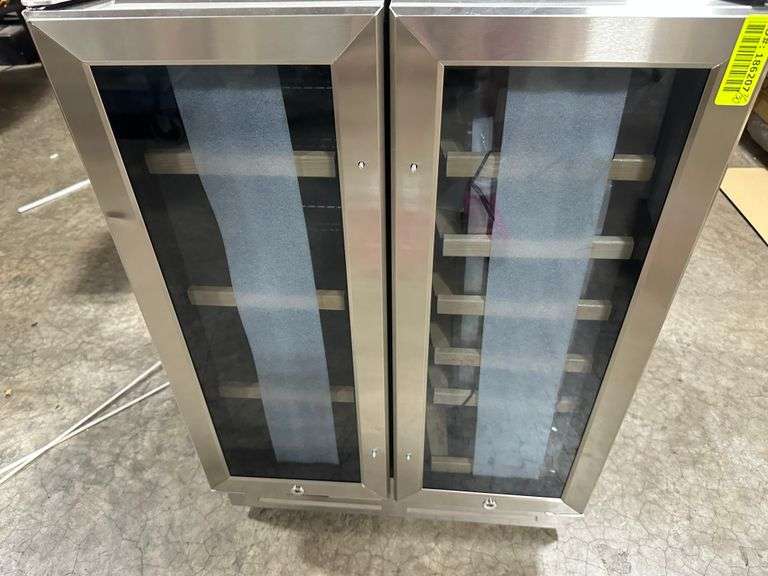 Velivi 24 in.Dual Zone French Door Beverage Cooler