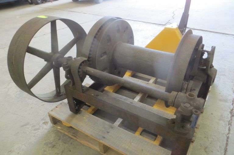 Antique Hay Winch - Ireland Machine Foundry, Norwich NY