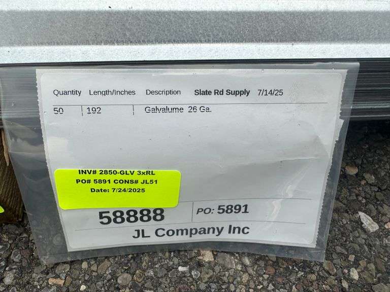 Galvalume Metal Panel 3'x16'