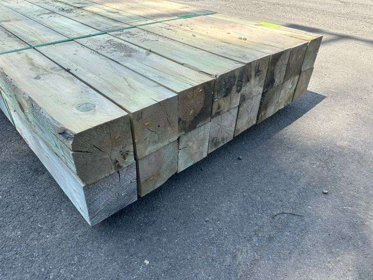 Pressure Treated Dimensional Lumber 6"x6"x16'