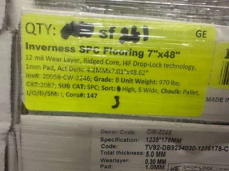 Inverness SPC Flooring 7"x48"