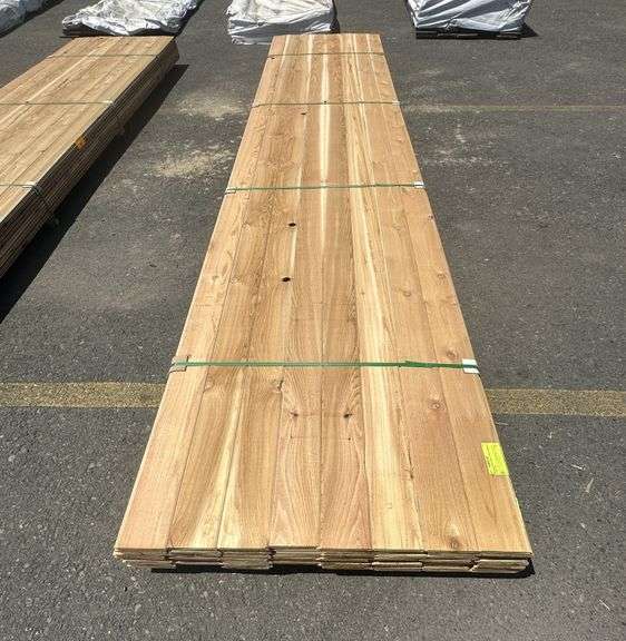 Western Red Cedar T&G Paneling 1"x6"x16'