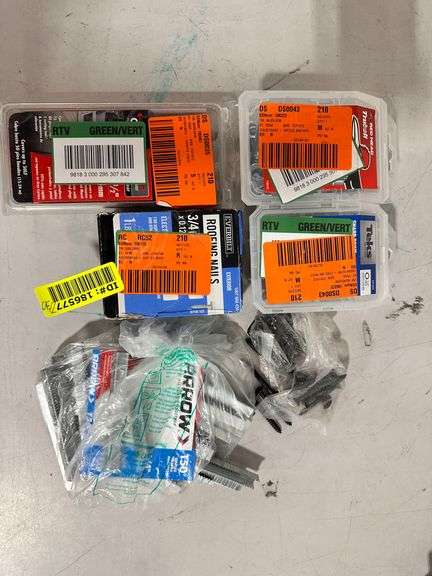 Assorted Hardware And Fasteners